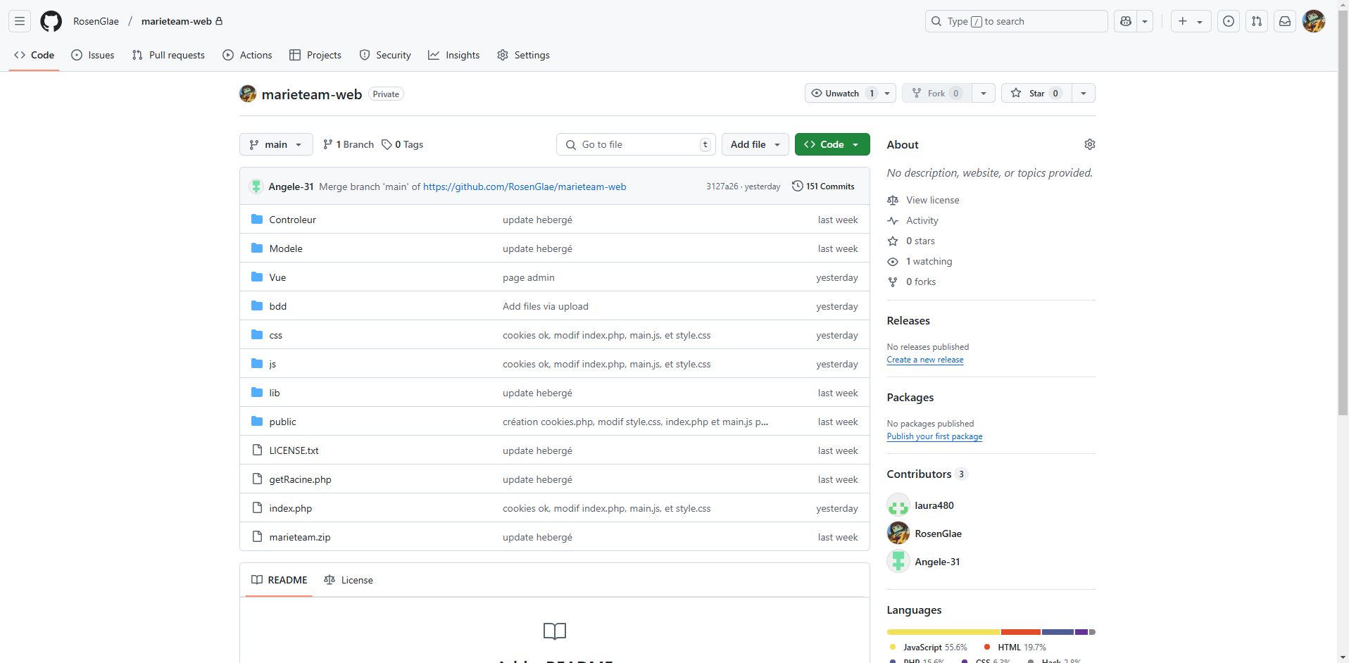 github marieteam